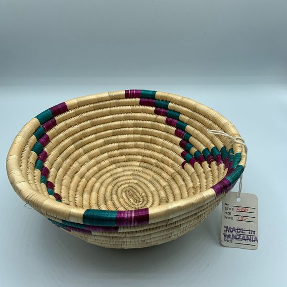 African Woven Bowl - Picture 1 of 4